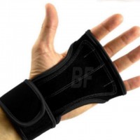 Weight-lifting-gloves black fingerless
